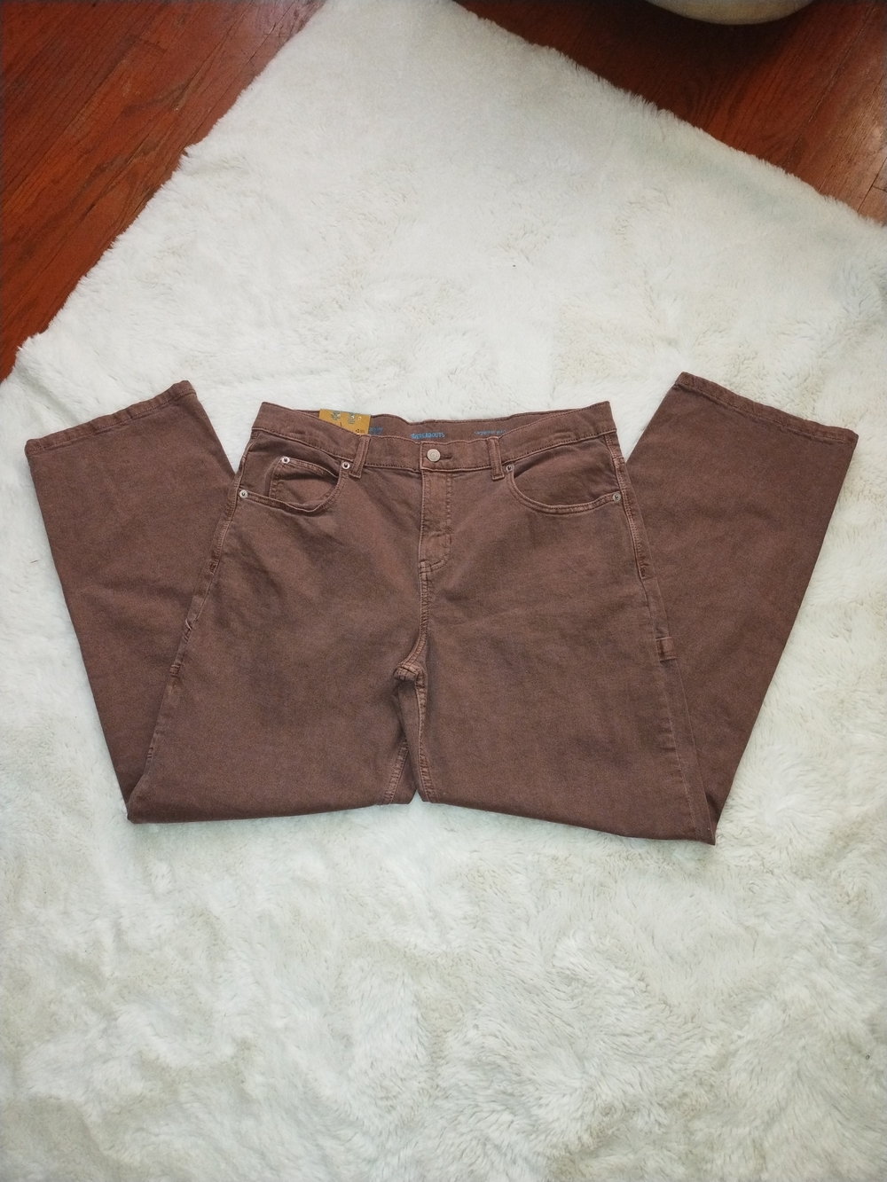 Kids Brown Straight-Leg Jeans - Casual Everyday Fit